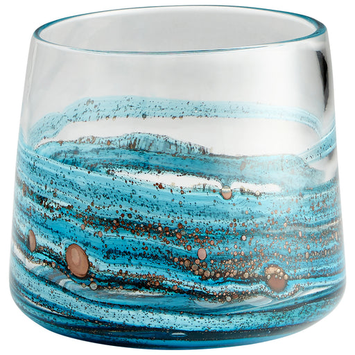 Myhouse Lighting Cyan - 09984 - Vase - Blue//Gold Dust