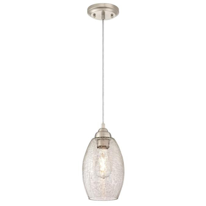 Myhouse Lighting Westinghouse Lighting - 6105700 - One Light Mini Pendant - Brushed Nickel