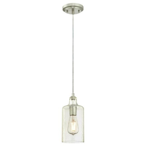 Myhouse Lighting Westinghouse Lighting - 6329000 - One Light Mini Pendant - Carmen - Brushed Nickel