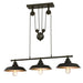 Myhouse Lighting Westinghouse Lighting - 6332500 - Three Light Island Pendant - Iron Hill - Oil Rubbed Bronze With Highlights