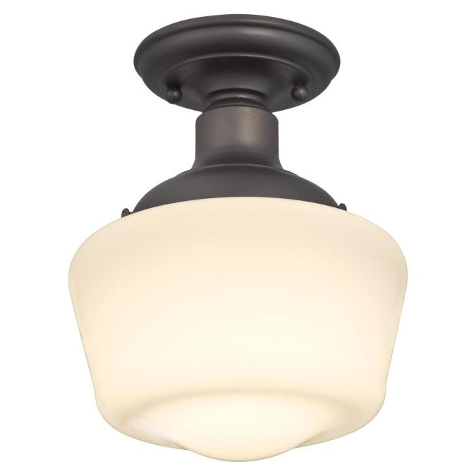 Myhouse Lighting Westinghouse Lighting - 6342200 - One Light Semi-Flush Mount - Scholar - Oil Rubbed Bronze