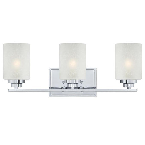 Myhouse Lighting Westinghouse Lighting - 63438B - Three Light Wall Sconce - Hansen - Chrome