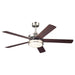 Myhouse Lighting Westinghouse Lighting - 7209100 - 52"Ceiling Fan - Castle Led - Brushed Nickel