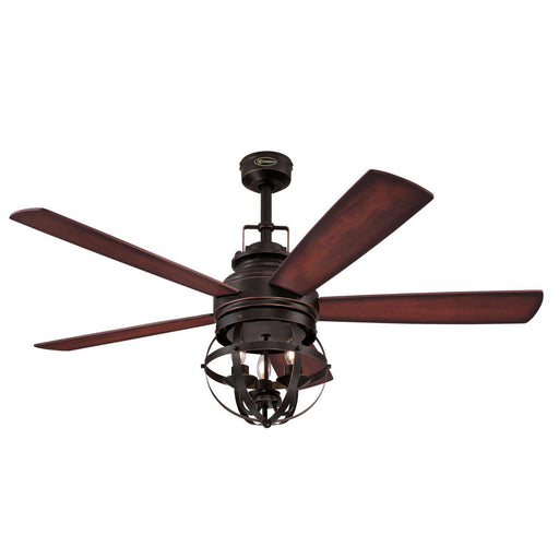 Myhouse Lighting Westinghouse Lighting - 7217100 - 52"Ceiling Fan - Stella Mira - Oil Rubbed Bronze With Highlights