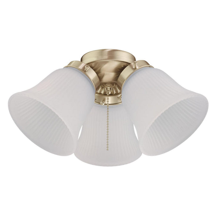 Myhouse Lighting Westinghouse Lighting - 7784500 - LED Ceiling Fan Light Kit - Polished Brass