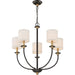 Myhouse Lighting Quoizel - ADY5005OZ - Five Light Chandelier - Audley - Old Bronze