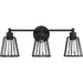 Myhouse Lighting Quoizel - ATT8603EK - Three Light Bath Fixture - Atticus - Earth Black