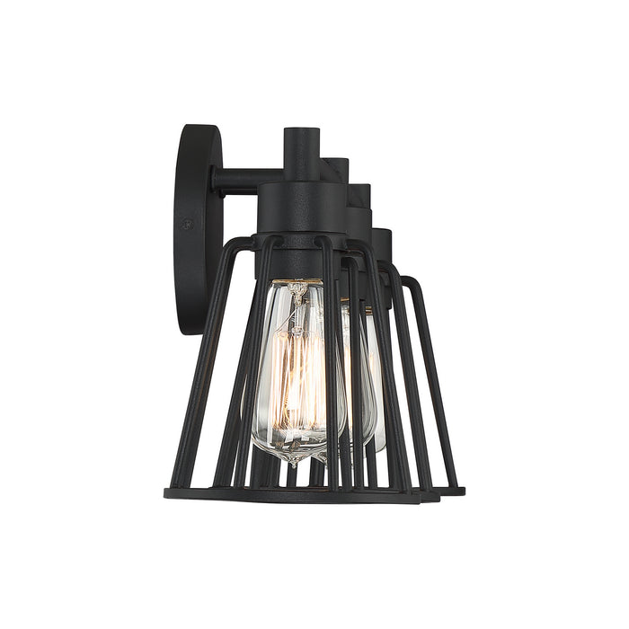 Myhouse Lighting Quoizel - ATT8603EK - Three Light Bath Fixture - Atticus - Earth Black