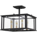 Myhouse Lighting Quoizel - CDL1714EK - Four Light Semi-Flush Mount - Citadel - Earth Black