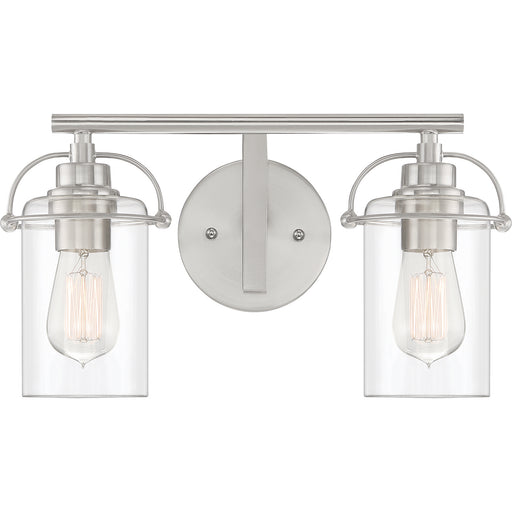 Myhouse Lighting Quoizel - EMR8602BN - Two Light Bath Fixture - Emerson - Brushed Nickel