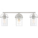 Myhouse Lighting Quoizel - EMR8603BN - Three Light Bath Fixture - Emerson - Brushed Nickel