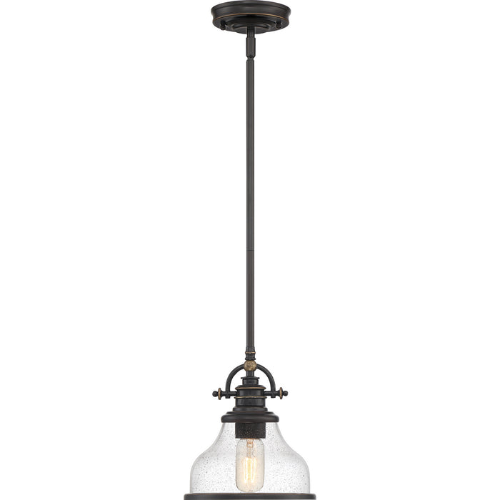 Myhouse Lighting Quoizel - GRTS1508PN - One Light Mini Pendant - Grant - Palladian Bronze