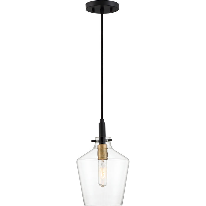 Myhouse Lighting Quoizel - JUN1508EK - One Light Mini Pendant - June - Earth Black