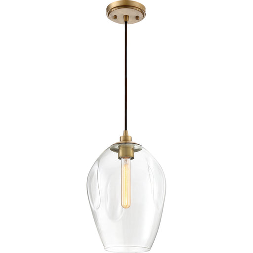 Myhouse Lighting Quoizel - NGA1510WS - One Light Mini Pendant - Nostalgia - Weathered Brass