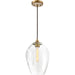 Myhouse Lighting Quoizel - NGA1510WS - One Light Mini Pendant - Nostalgia - Weathered Brass