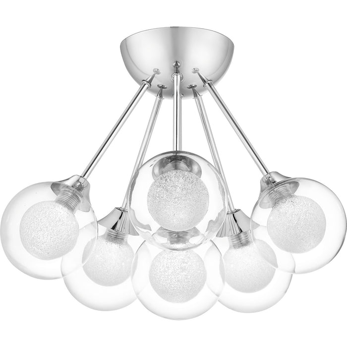 Myhouse Lighting Quoizel - PCSB1716C - Six Light Semi Flush Mount - Spellbound - Polished Chrome