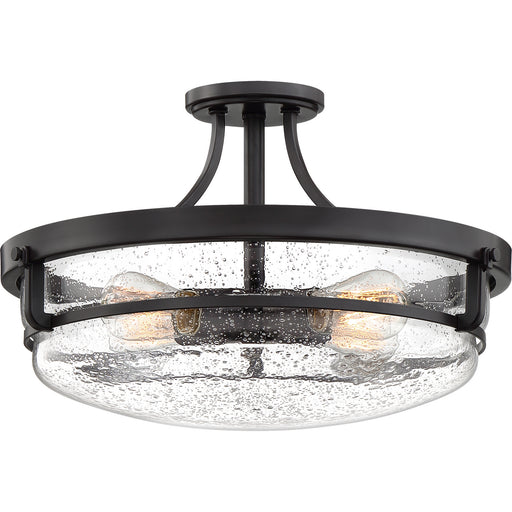 Myhouse Lighting Quoizel - QF3419PN - Four Light Semi-Flush Mount - Outpost - Palladian Bronze