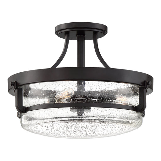 Myhouse Lighting Quoizel - QF3515PN - Three Light Semi-Flush Mount - Outpost - Palladian Bronze