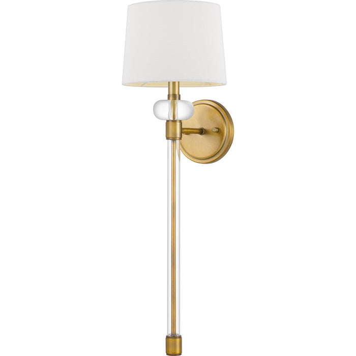 Myhouse Lighting Quoizel - QW4071WS - One Light Wall Sconce - Barbour - Weathered Brass