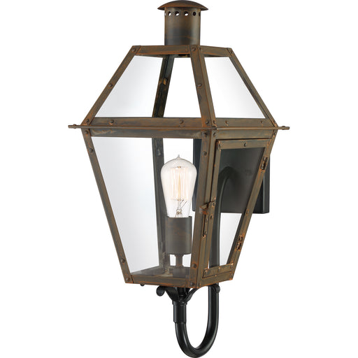 Myhouse Lighting Quoizel - RO8410IZ - One Light Outdoor Wall Lantern - Rue De Royal - Industrial Bronze