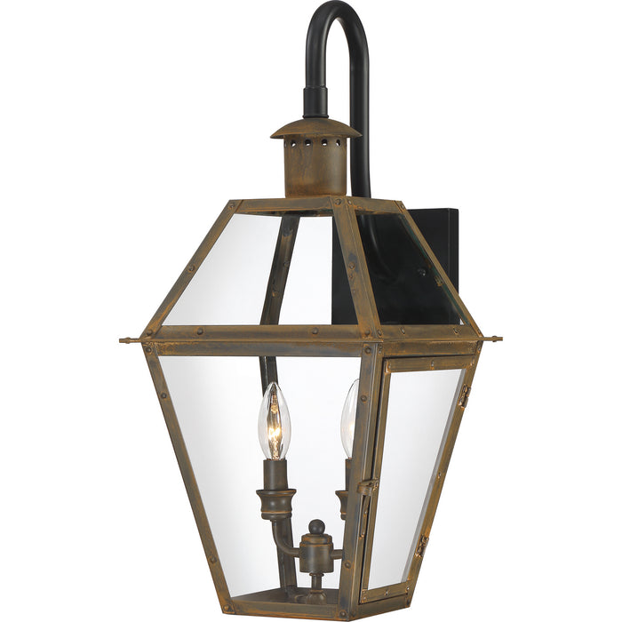 Myhouse Lighting Quoizel - RO8411IZ - Two Light Outdoor Wall Lantern - Rue De Royal - Industrial Bronze