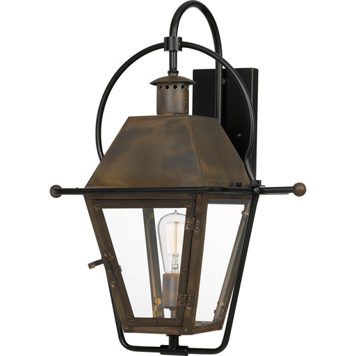 Myhouse Lighting Quoizel - RO8418IZ - One Light Outdoor Wall Lantern - Rue De Royal - Industrial Bronze