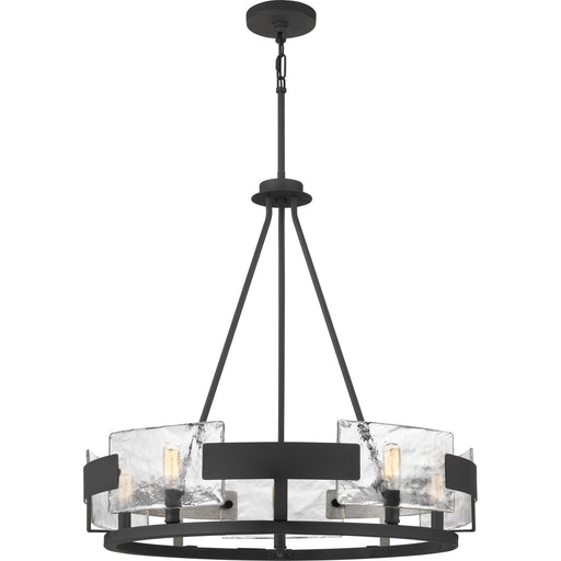 Myhouse Lighting Quoizel - STM5005BA - Five Light Chandelier - Stratum - Royal Ebony