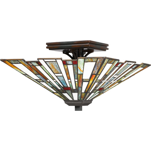 Myhouse Lighting Quoizel - TFMK1714VA - Two Light Flush Mount - Maybeck - Valiant Bronze