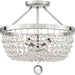 Myhouse Lighting Quoizel - TRA1716PK - Four Light Semi-Flush Mount - Teresa - Polished Nickel