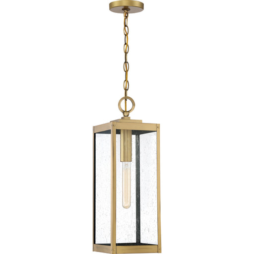 Myhouse Lighting Quoizel - WVR1907A - One Light Outdoor Hanging Lantern - Westover - Antique Brass