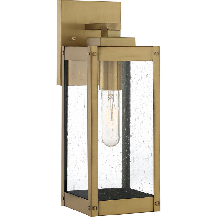 Myhouse Lighting Quoizel - WVR8405A - One Light Outdoor Wall Lantern - Westover - Antique Brass