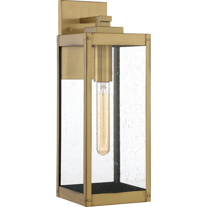 Myhouse Lighting Quoizel - WVR8406A - One Light Outdoor Wall Lantern - Westover - Antique Brass