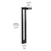 Myhouse Lighting Kichler - 15844BKT - One Light Path - No Family - Textured Black