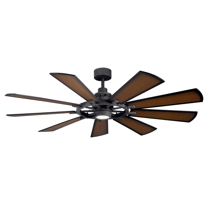 Myhouse Lighting Kichler - 300265DBK - 65"Ceiling Fan - Gentry - Distressed Black