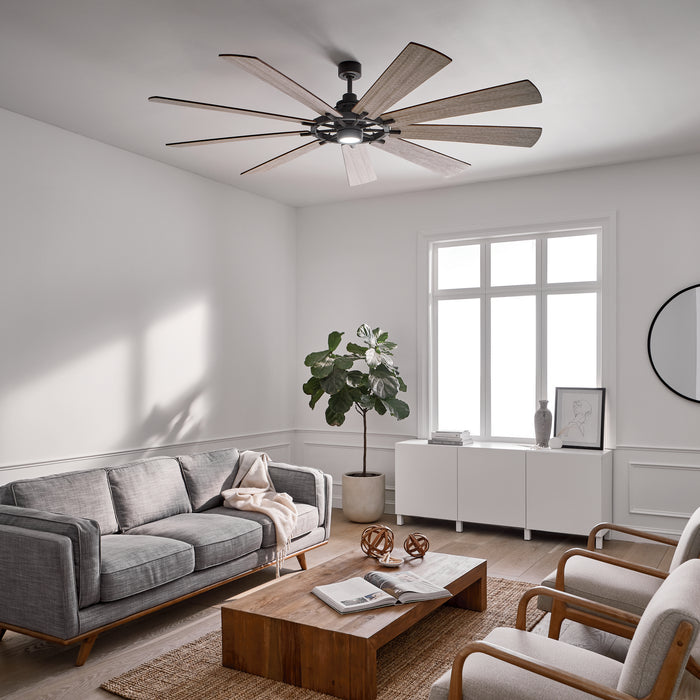 Myhouse Lighting Kichler - 300285WZC - 85"Ceiling Fan - Gentry Xl - Weathered Zinc