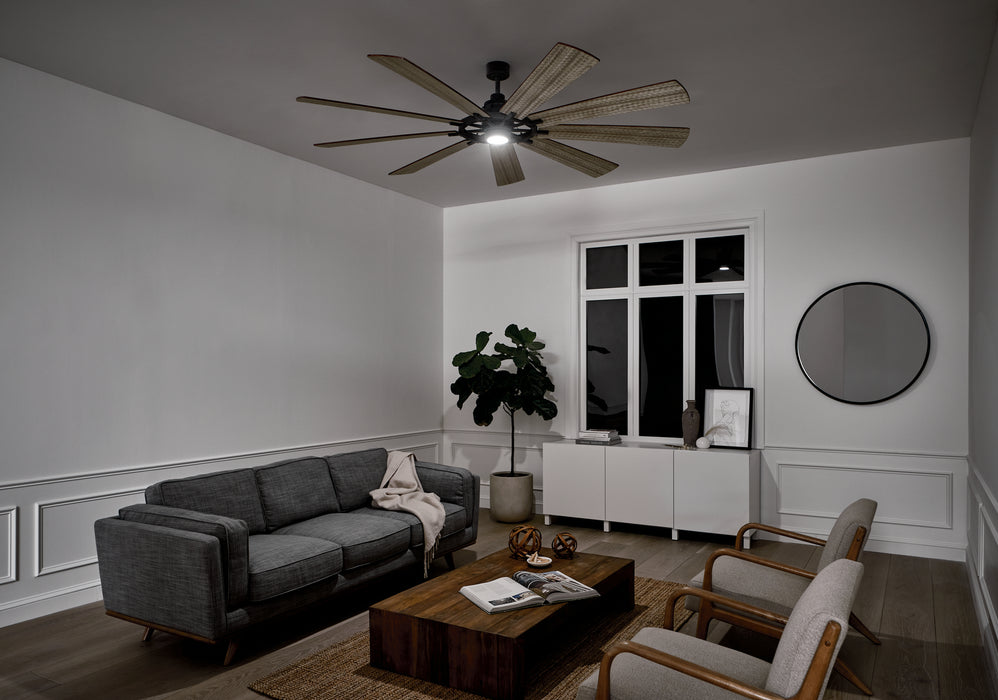 Myhouse Lighting Kichler - 300285WZC - 85"Ceiling Fan - Gentry Xl - Weathered Zinc