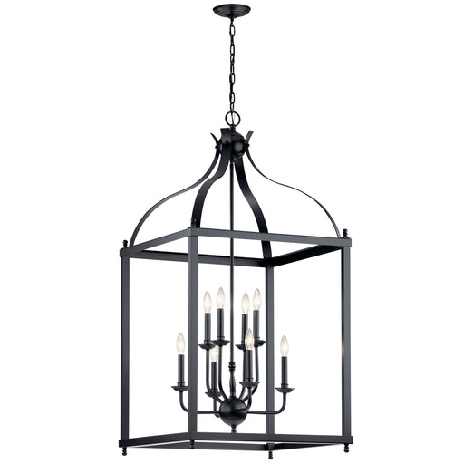 Myhouse Lighting Kichler - 42591BK - Eight Light Foyer Pendant - Larkin - Black