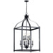 Myhouse Lighting Kichler - 42591BK - Eight Light Foyer Pendant - Larkin - Black