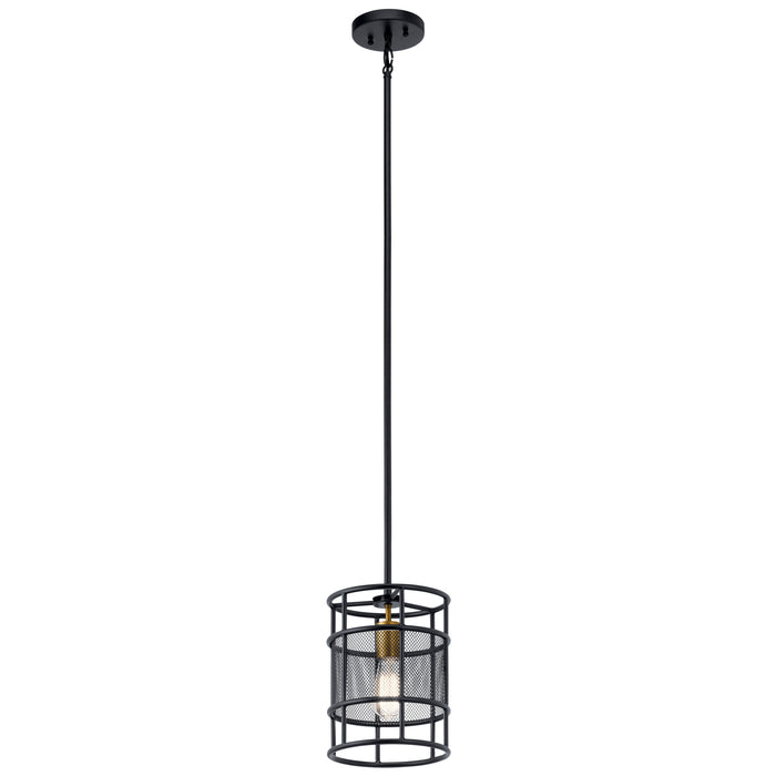 Myhouse Lighting Kichler - 43597BK - One Light Mini Pendant - Piston - Black