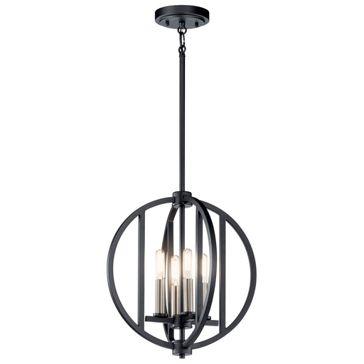 Myhouse Lighting Kichler - 43642BK - Four Light Chandelier - Samural - Black