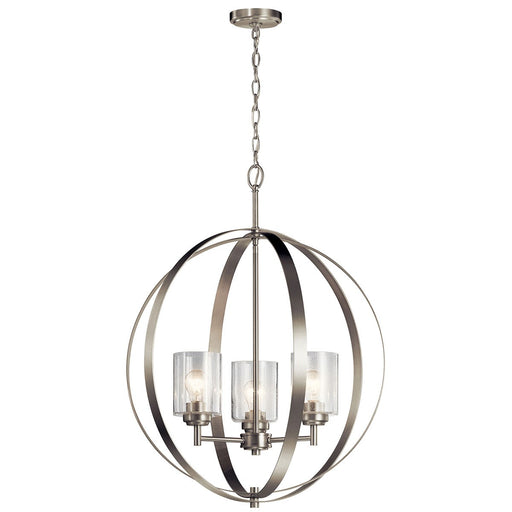 Myhouse Lighting Kichler - 44034NI - Three Light Chandelier - Winslow - Brushed Nickel