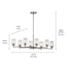 Myhouse Lighting Kichler - 44035NI - Eight Light Chandelier - Winslow - Brushed Nickel