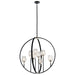 Myhouse Lighting Kichler - 44240BK - Eight Light Chandelier - Moyra - Black