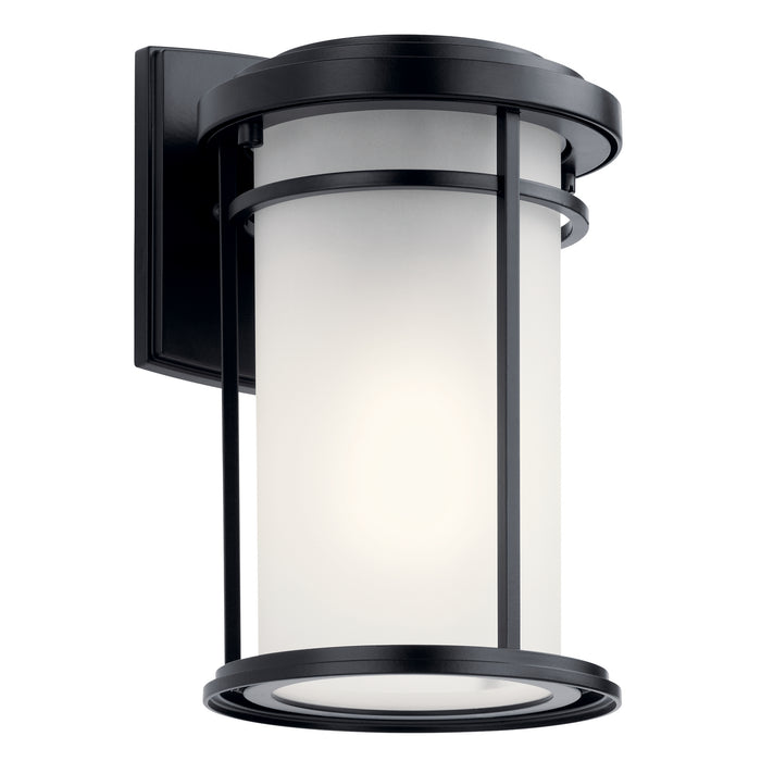 Myhouse Lighting Kichler - 49686BK - One Light Outdoor Wall Mount - Toman - Black