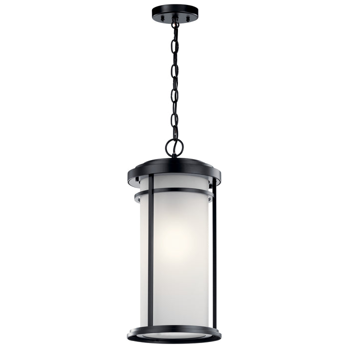 Myhouse Lighting Kichler - 49689BK - One Light Outdoor Pendant - Toman - Black