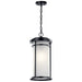 Myhouse Lighting Kichler - 49689BK - One Light Outdoor Pendant - Toman - Black