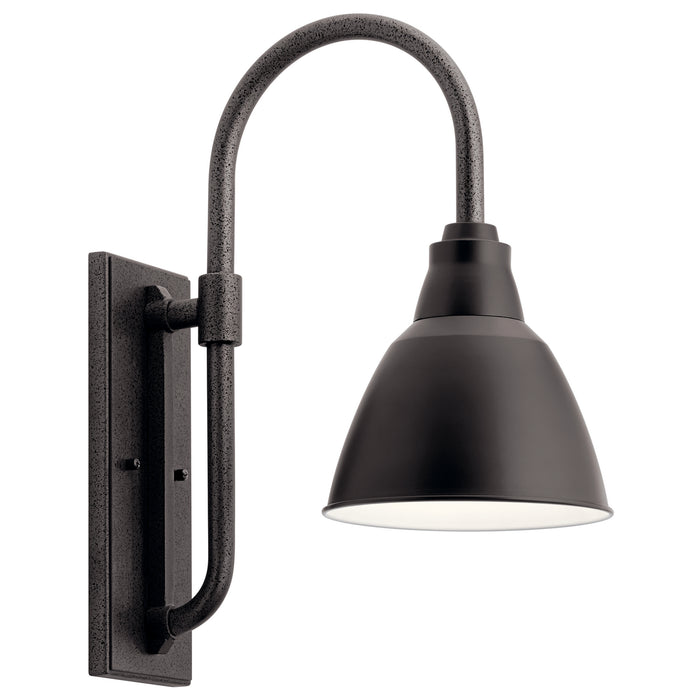 Myhouse Lighting Kichler - 49836BK - One Light Outdoor Wall Mount - Pellinord - Black