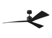 Myhouse Lighting Visual Comfort Fan - 3ADR60BKBK - 60``Ceiling Fan - Adler 60 - Matte Black