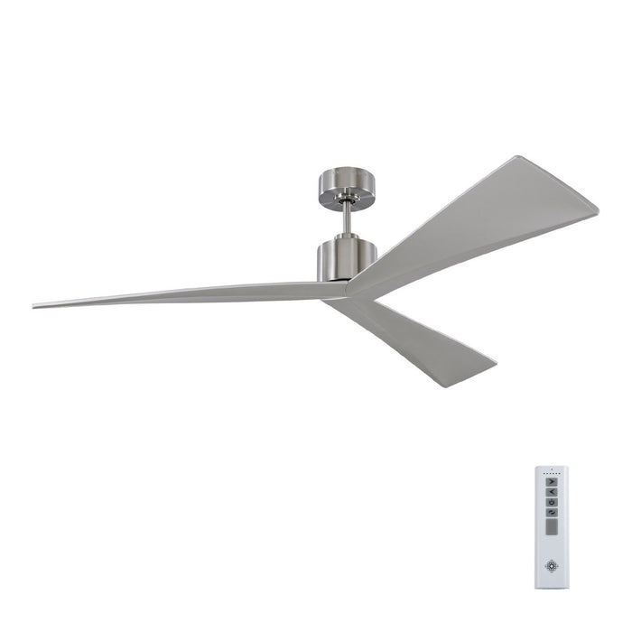Myhouse Lighting Visual Comfort Fan - 3ADR60BS - 60``Ceiling Fan - Adler 60 - Brushed Steel