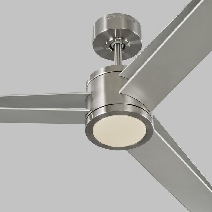 Myhouse Lighting Visual Comfort Fan - 3AMR60BSD - 60``Ceiling Fan - Armstrong 60 - Brushed Steel